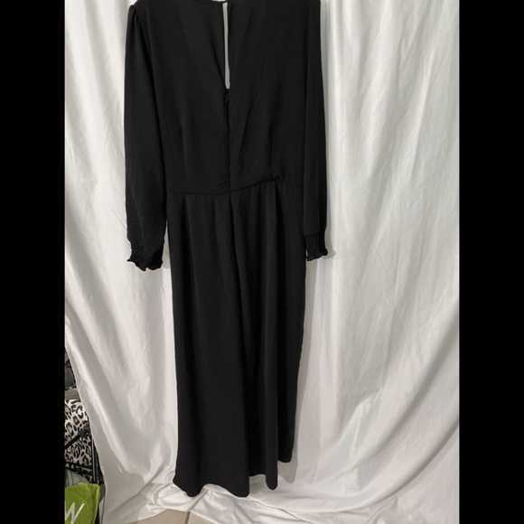 NEW $129 City Chic Synthesis Long Sleeve Jumpsuit Black [ PLUS Large‎ / 20 ] - Picture 8 of 12